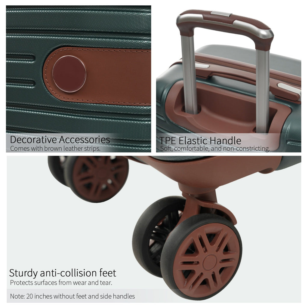 Rashemi Suitcase Premium – Green – description photo 3