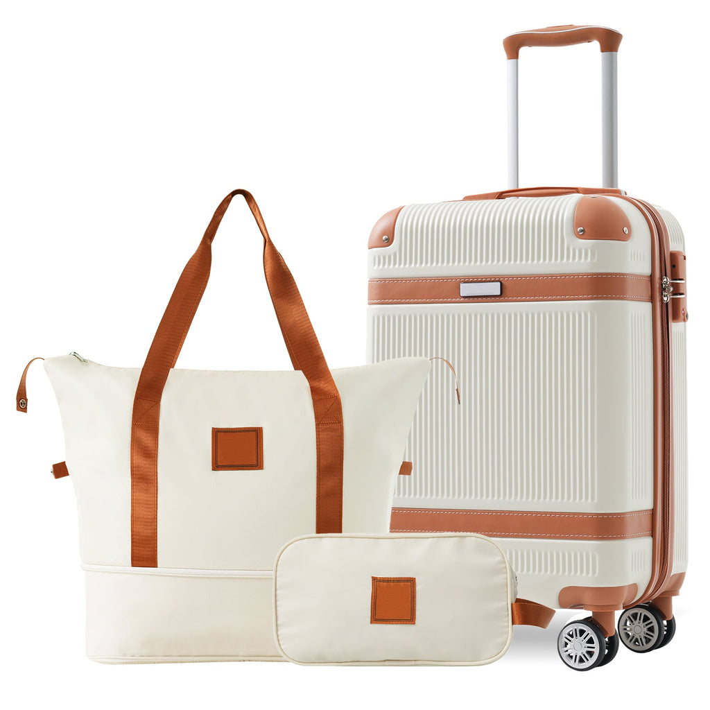 Rashemi Suitcase Premium – Cream – description photo 5