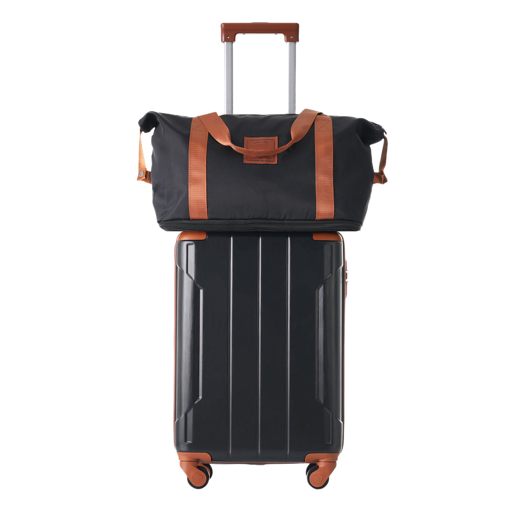 Rashemi Suitcase Premium – Black Brown – suitcase photo 2