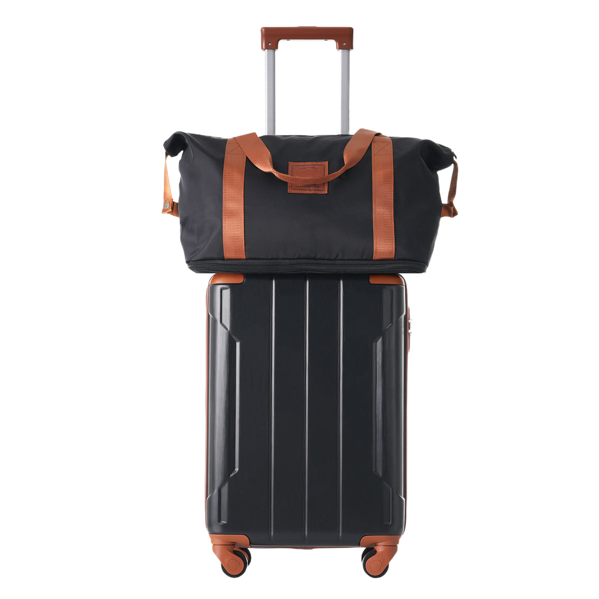 Rashemi Suitcase Premium – Black Brown – suitcase photo 2