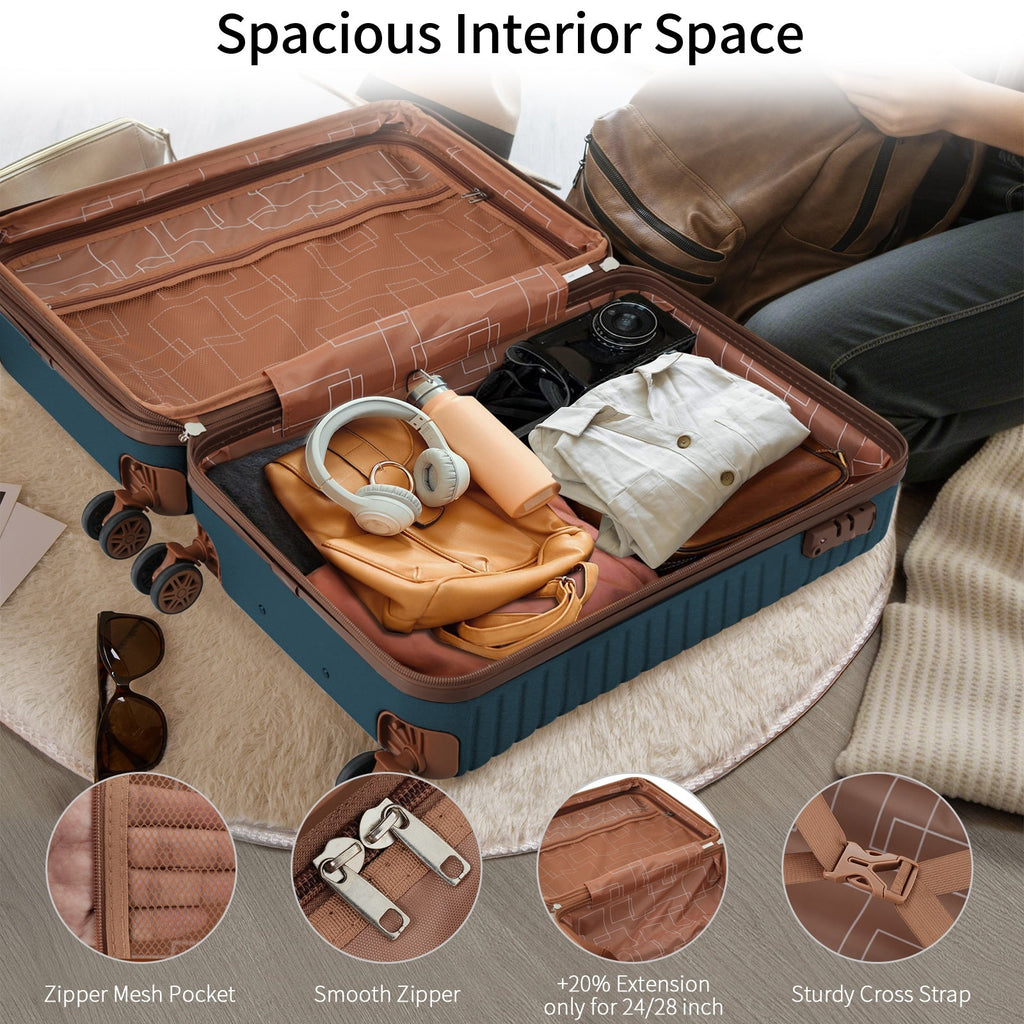 Rashemi Suitcase Premium – Inky Blue – description photo 1