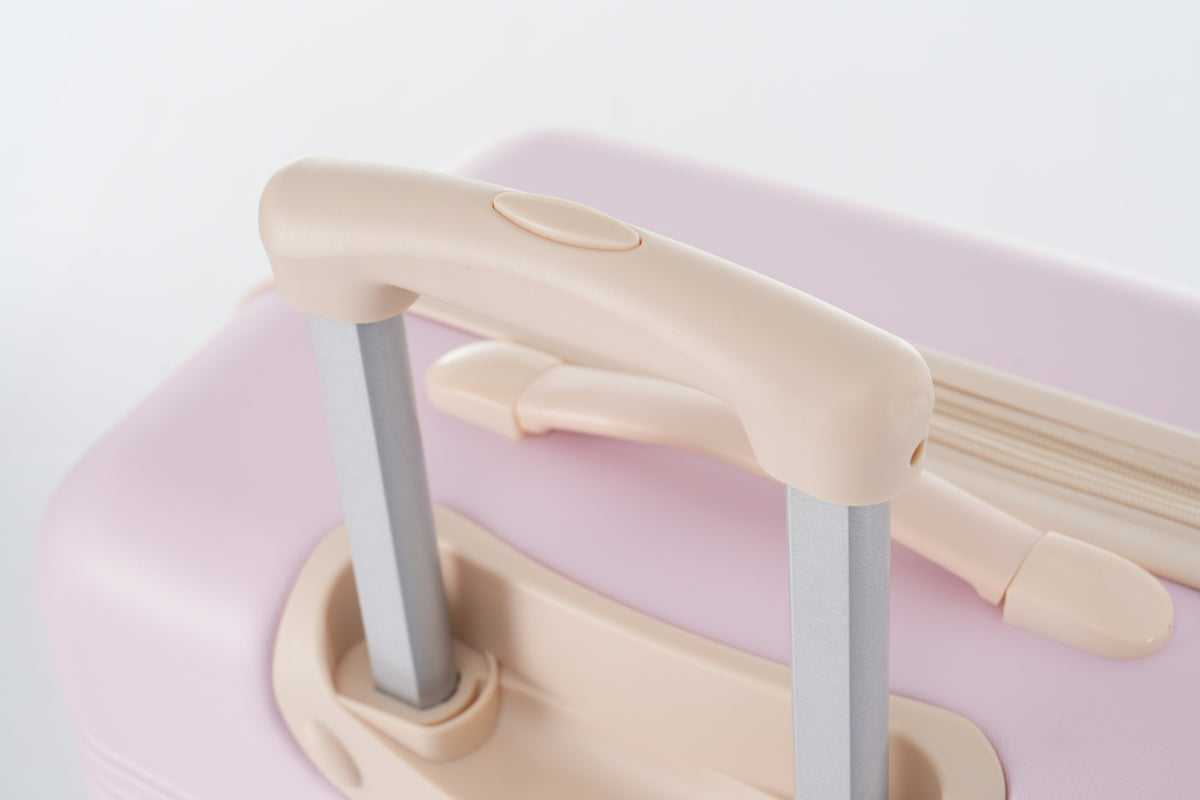 Rashemi 3-Piece Suitcase Set – Light Pink – foto 3 uit beschrijving