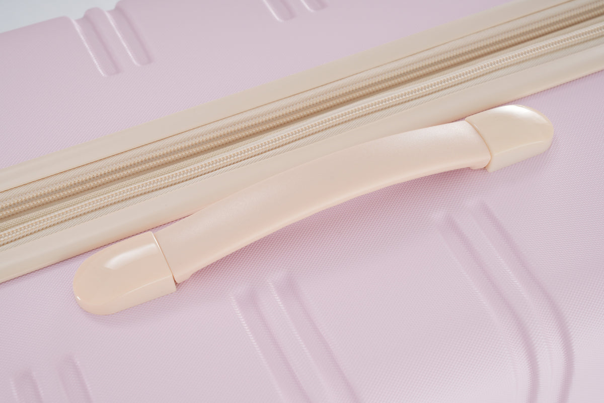 Rashemi 3-Piece Suitcase Set – Light Pink – foto 4 uit beschrijving
