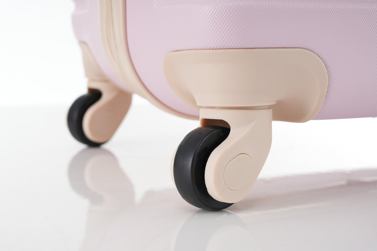 Rashemi 3-Piece Suitcase Set – Light Pink – foto 6 uit beschrijving