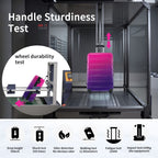 Rashemi 3-Piece Suitcase Set – Purple & Pink – beschrijvingsfoto 11