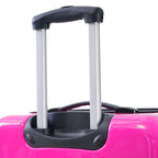 Rashemi 3-Piece Suitcase Set – Purple & Pink – beschrijvingsfoto 5
