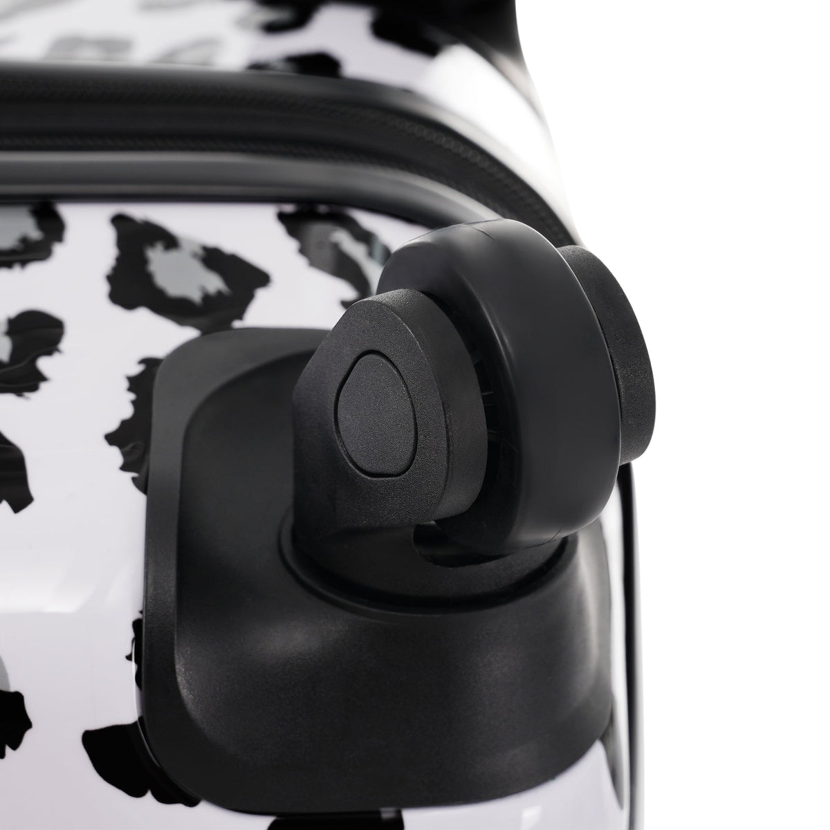 Rashemi 3-Piece Suitcase Set – Black & White Leopard – beschrijvingsfoto 10