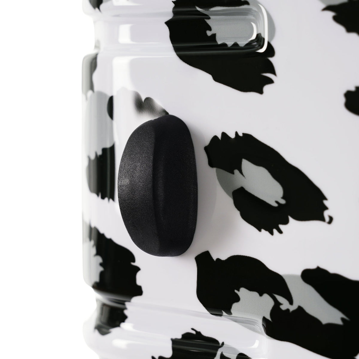Rashemi 3-Piece Suitcase Set – Black & White Leopard – beschrijvingsfoto 11