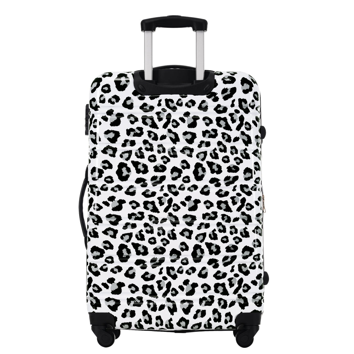 Rashemi 3-Piece Suitcase Set – Black & White Leopard – beschrijvingsfoto 6
