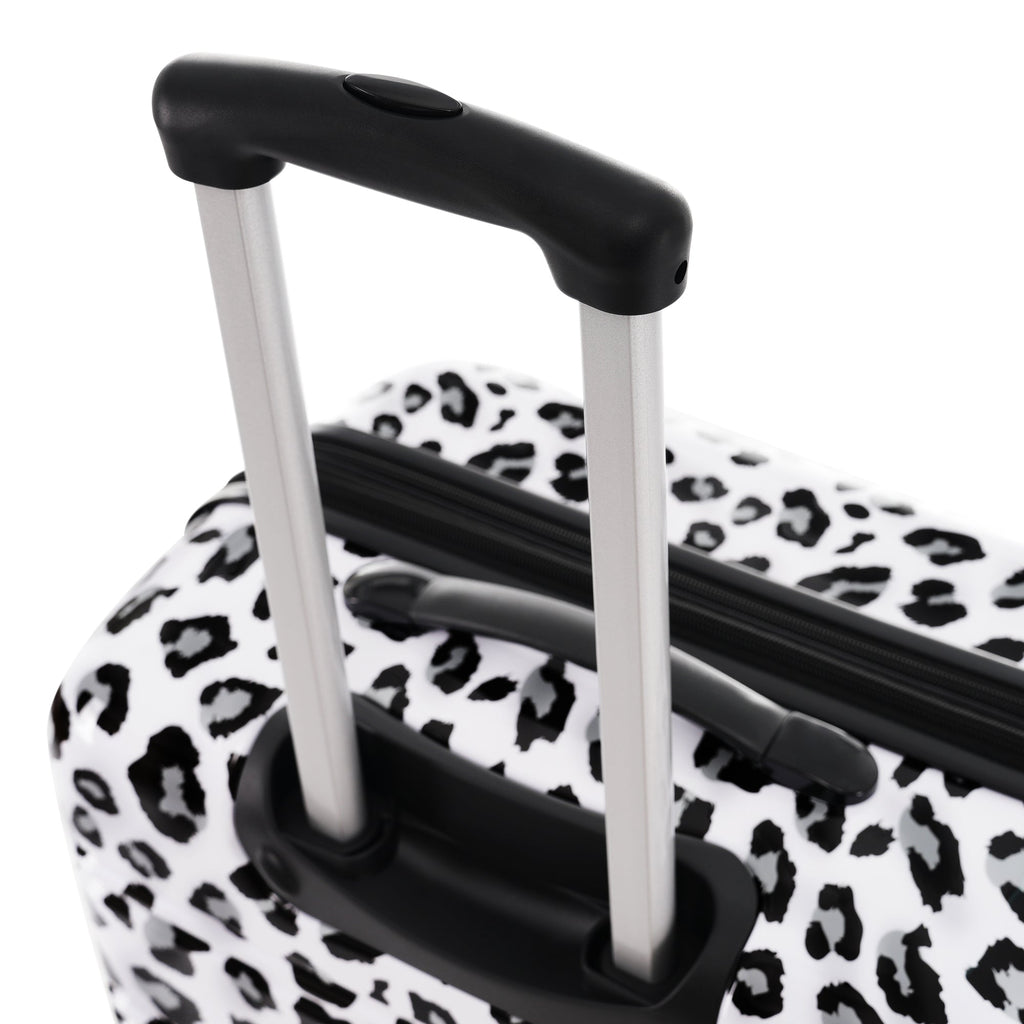 Rashemi 3-Piece Suitcase Set – Black & White Leopard – beschrijvingsfoto 8