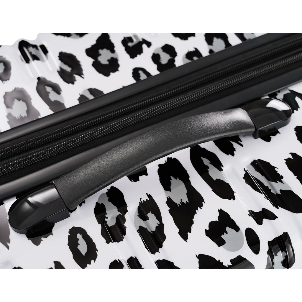 Rashemi 3-Piece Suitcase Set – Black & White Leopard – beschrijvingsfoto 9