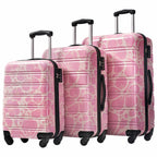 Rashemi 3-Piece Suitcase Set – Pink – beschrijvingsfoto 15