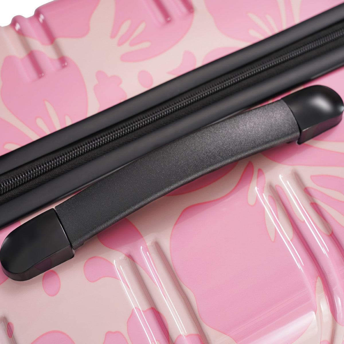 Rashemi 3-Piece Suitcase Set – Pink – beschrijvingsfoto 9