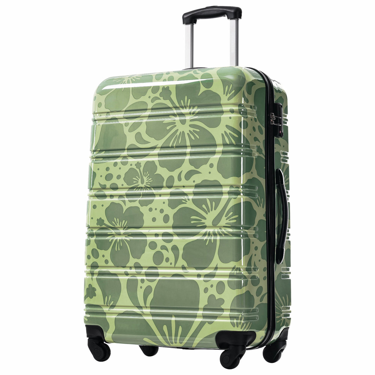 Rashemi 3-Piece Suitcase Set – Green – beschrijvingsfoto 11