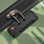 Rashemi 3-Piece Suitcase Set – Green – beschrijvingsfoto 6
