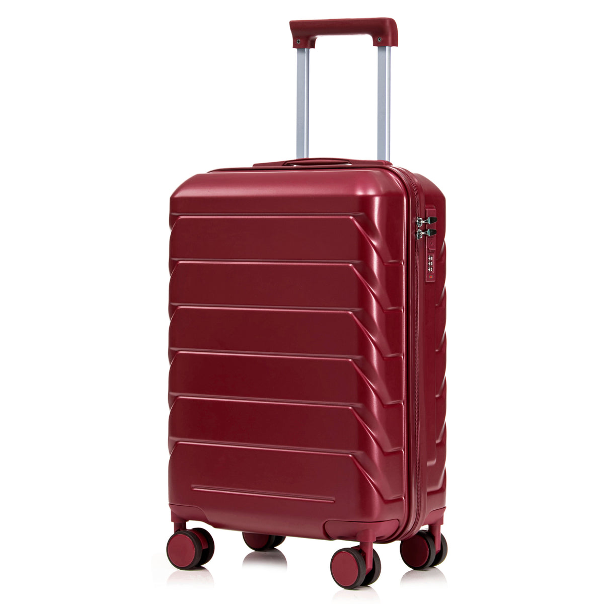 Rashemi Suitcase – Wine Red – productfoto 11 uit beschrijving