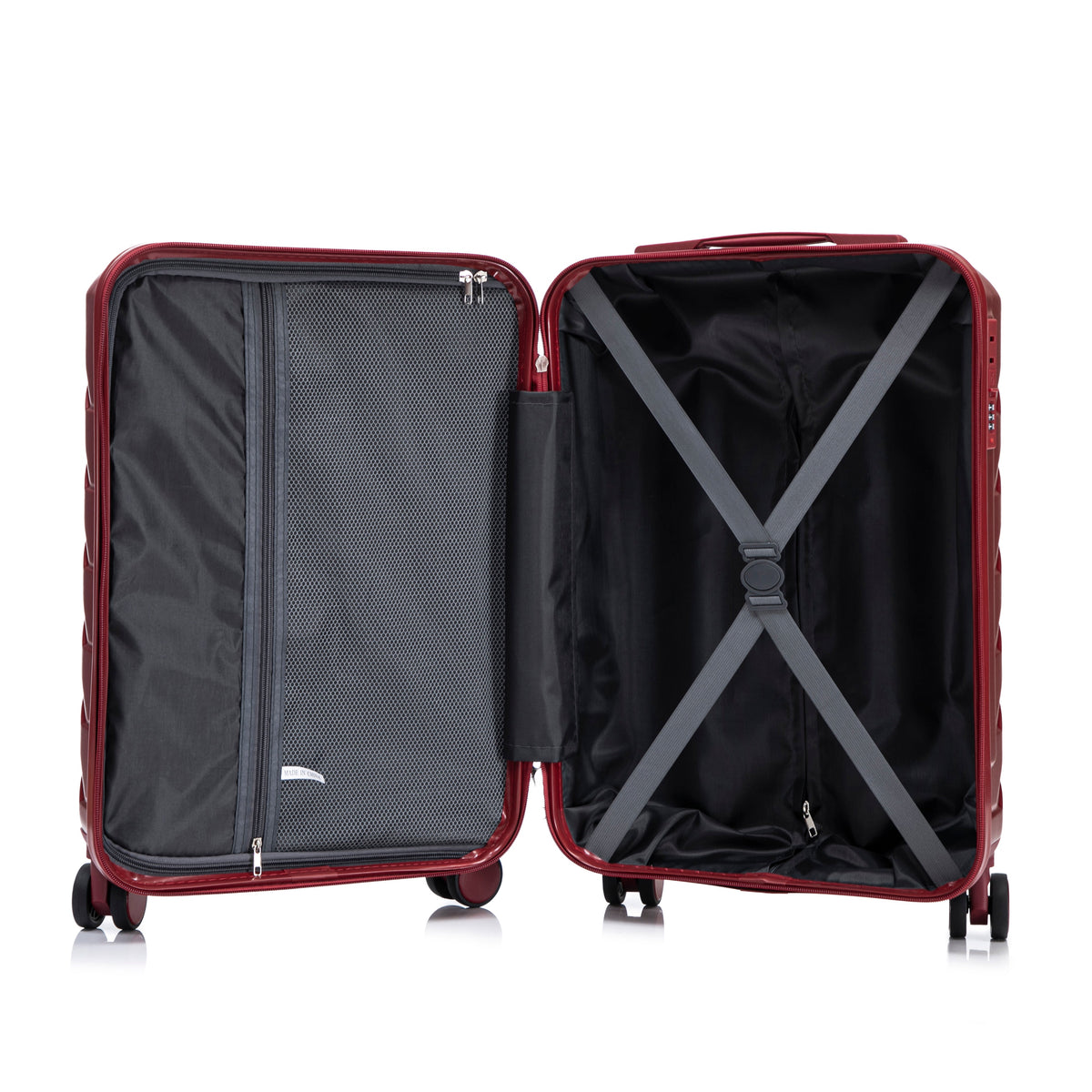 Rashemi Suitcase – Wine Red – productfoto 17 uit beschrijving