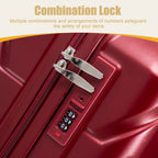 Rashemi Suitcase – Wine Red – productfoto 4 uit beschrijving