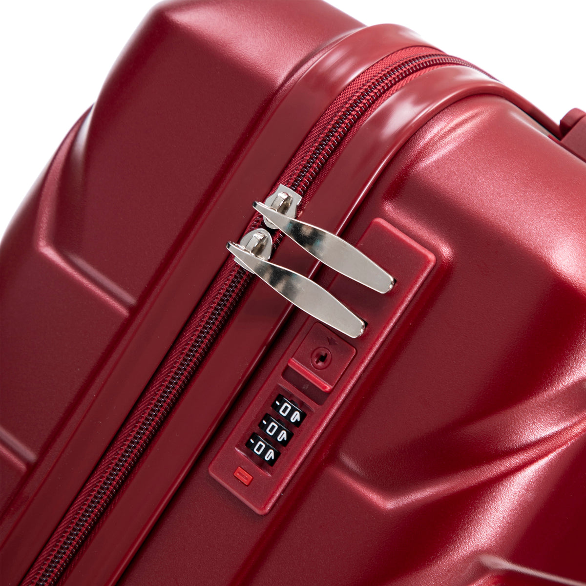 Rashemi Suitcase – Wine Red – productfoto 8 uit beschrijving