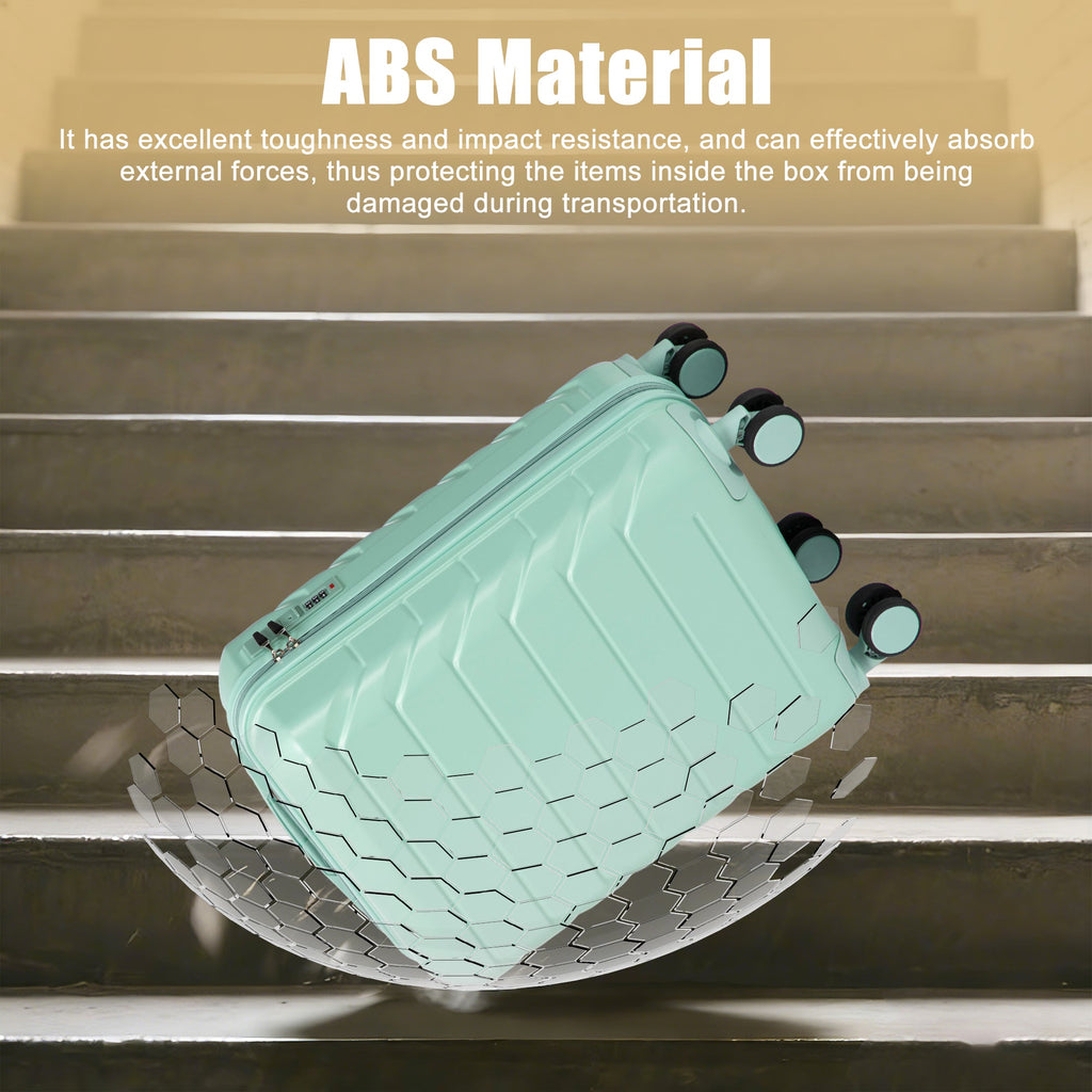 Rashemi Suitcase – Mint Green – productfoto 2 uit beschrijving