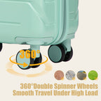 Rashemi Suitcase – Mint Green – productfoto 5 uit beschrijving