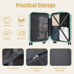 Rashemi Suitcase – Mint Green – productfoto 6 uit beschrijving