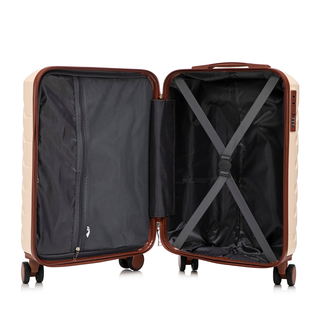 Rashemi Suitcase – Beige – productfoto 14 uit beschrijving