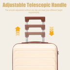 Rashemi Suitcase – Beige – productfoto 3 uit beschrijving