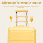 Rashemi Suitcase – Yellow – productfoto 3 uit beschrijving