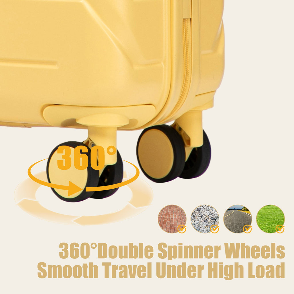 Rashemi Suitcase – Yellow – productfoto 5 uit beschrijving