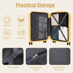 Rashemi Suitcase – Yellow – productfoto 6 uit beschrijving