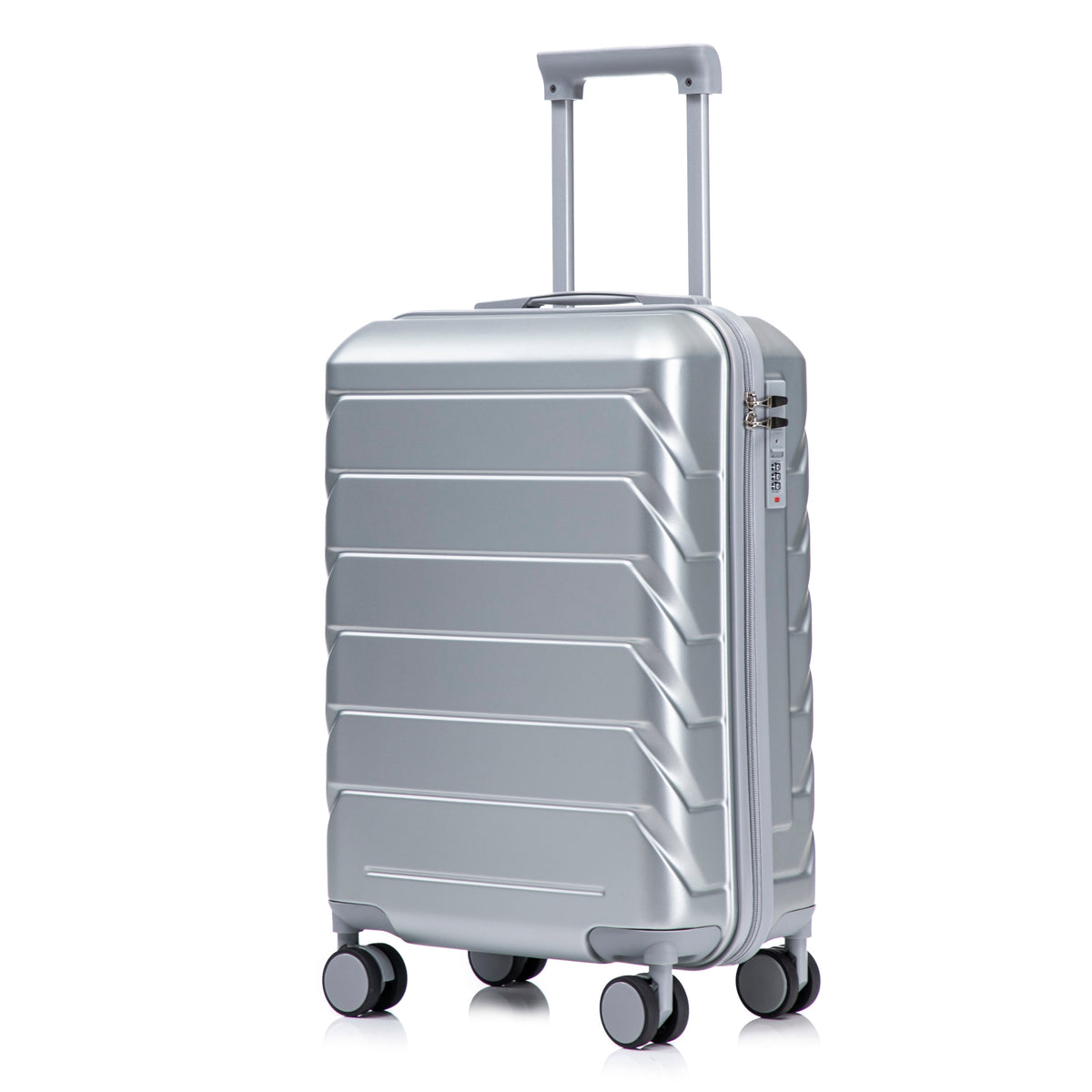 Rashemi Suitcase – Silver – productfoto 11 uit beschrijving