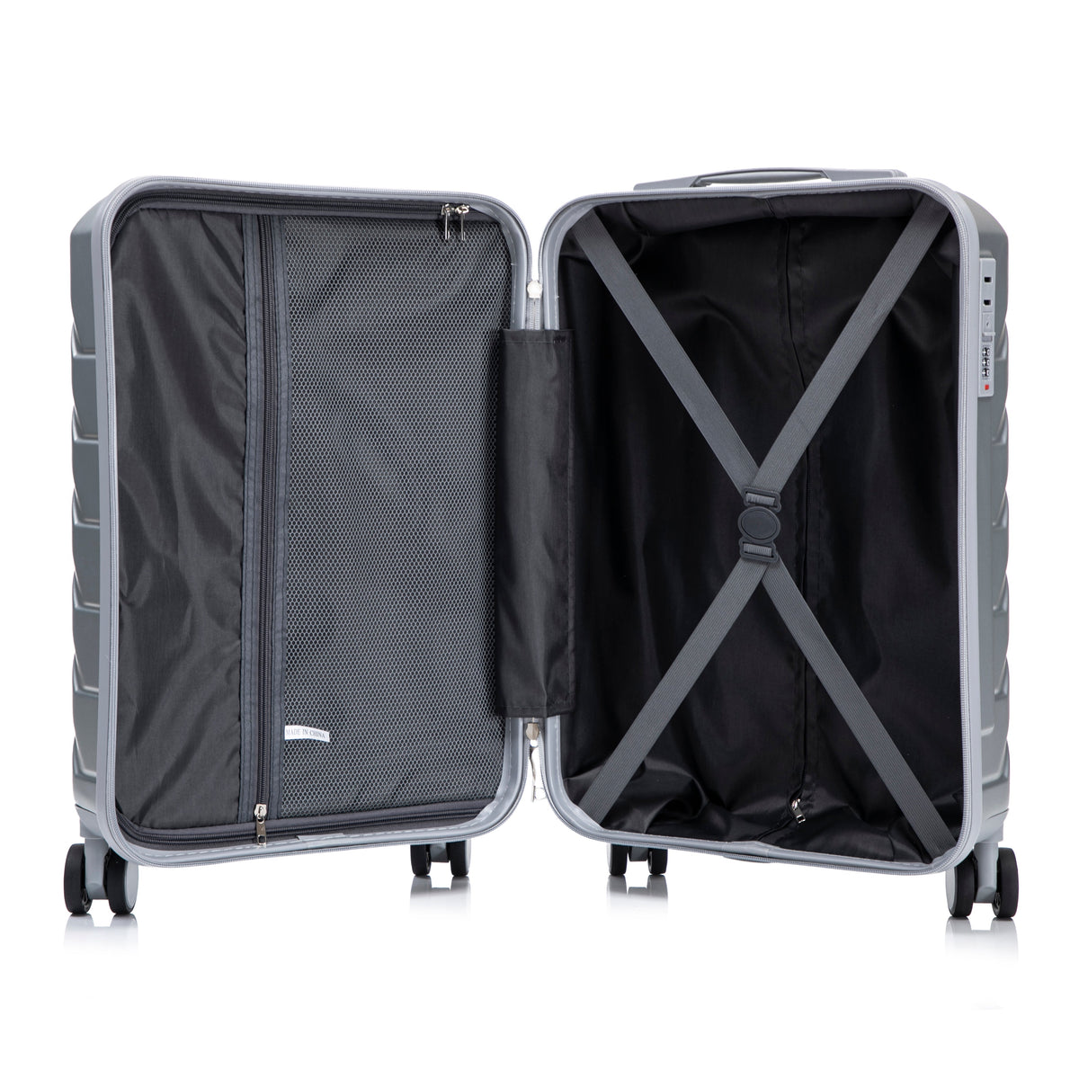 Rashemi Suitcase – Silver – productfoto 17 uit beschrijving
